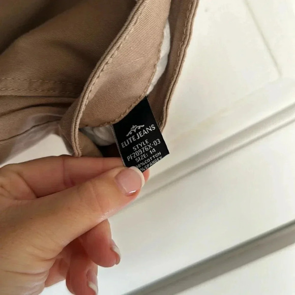 Women's Tan Pants - Picture 5 of 5